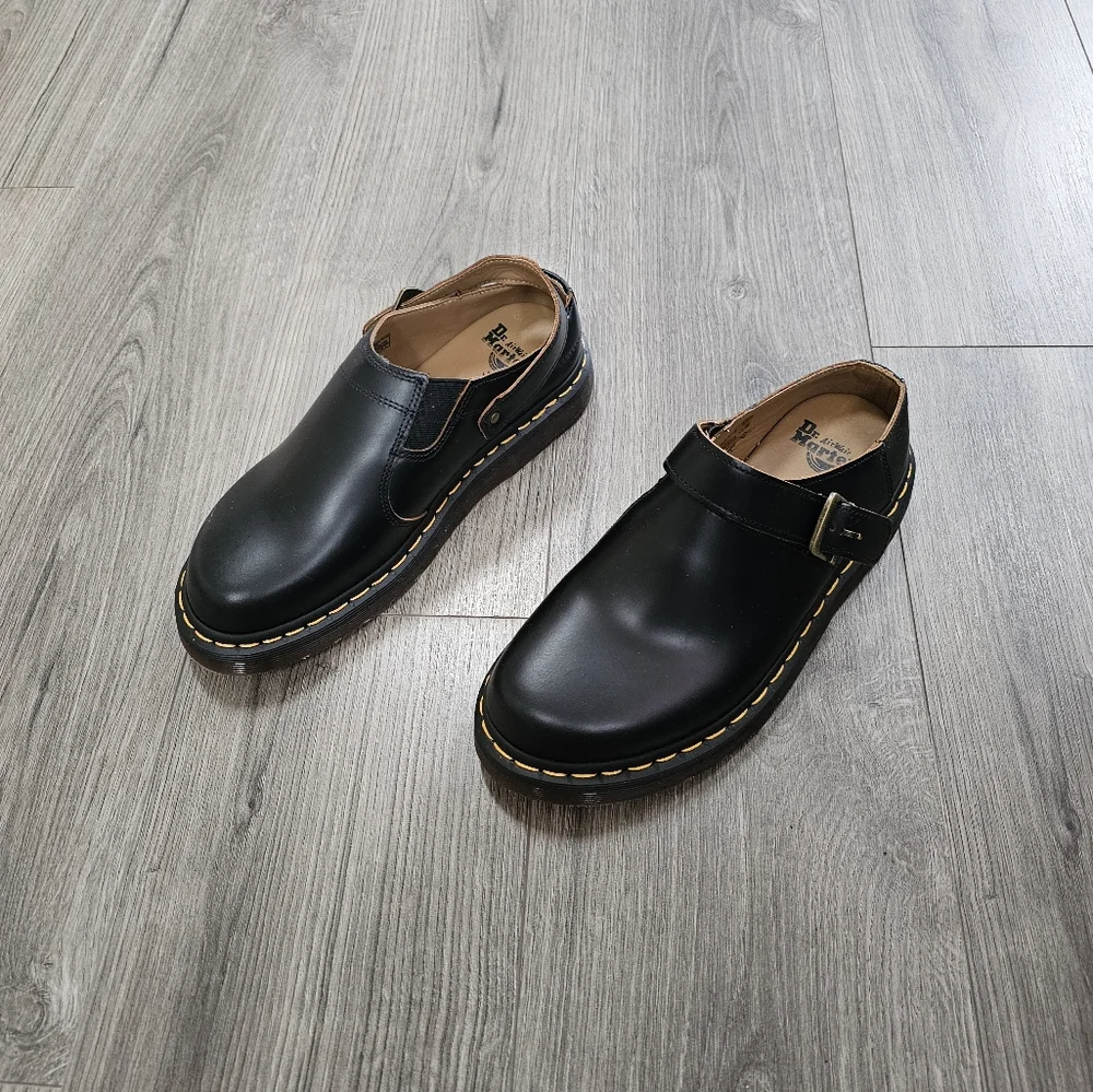 Dr. Martens Isham Leather Shoes Womens Size 9 Mens 8 - Picture 3 of 7